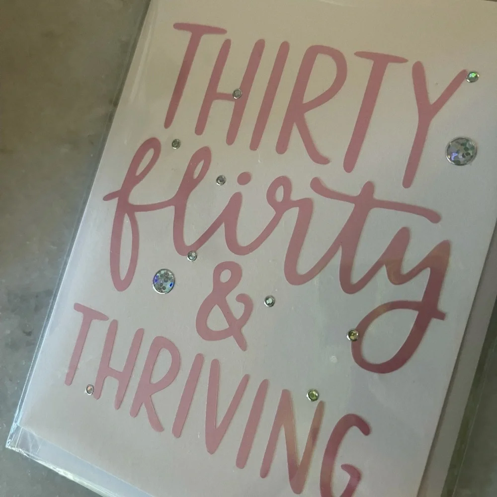 Handmade 5x7 birthday card 30